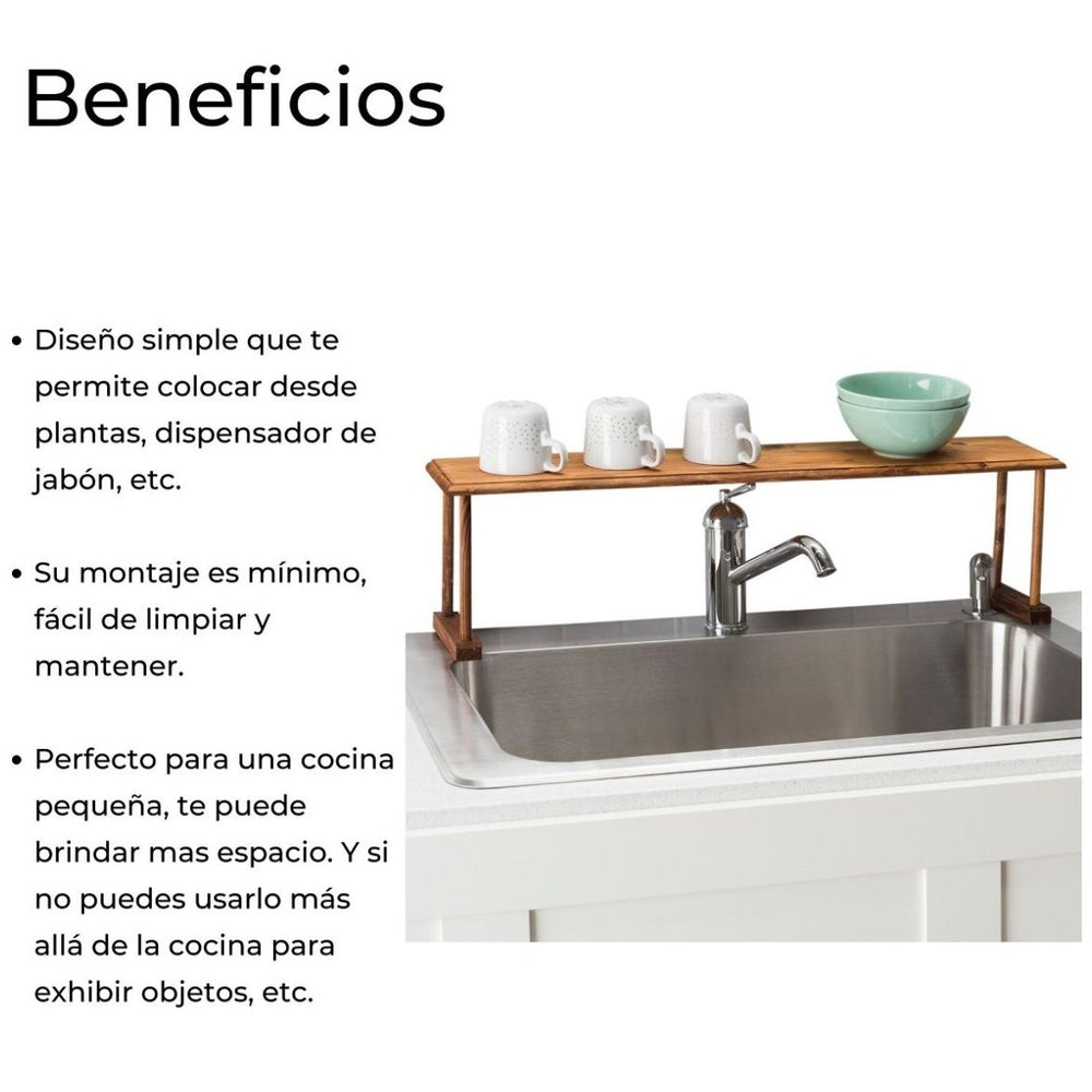 Home Basics Multi-Purpose Over-the-Sink Shelf
