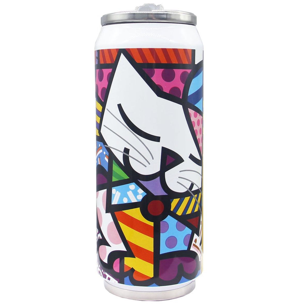Romero Britto Cat Stainless Steel Thermal Cup 500 Ml