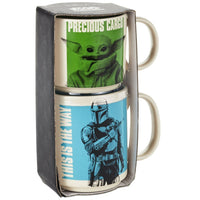 Mug Star Wars: The Mandalorian And Grogu Adult And Child Stacking Hallmark