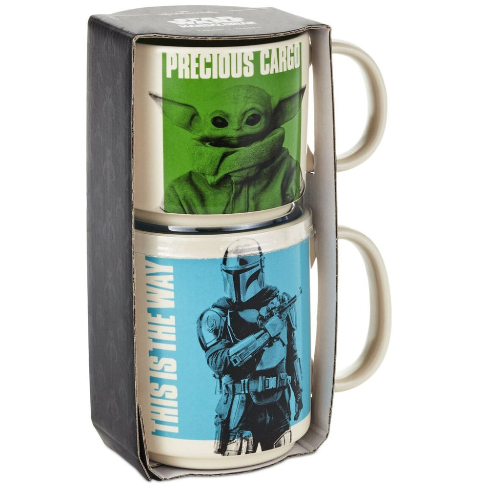 Mug Star Wars: The Mandalorian And Grogu Adult And Child Stacking Hallmark