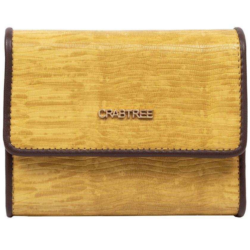 Yellow-Brown Silhouette Wallet Crabtree Wallet