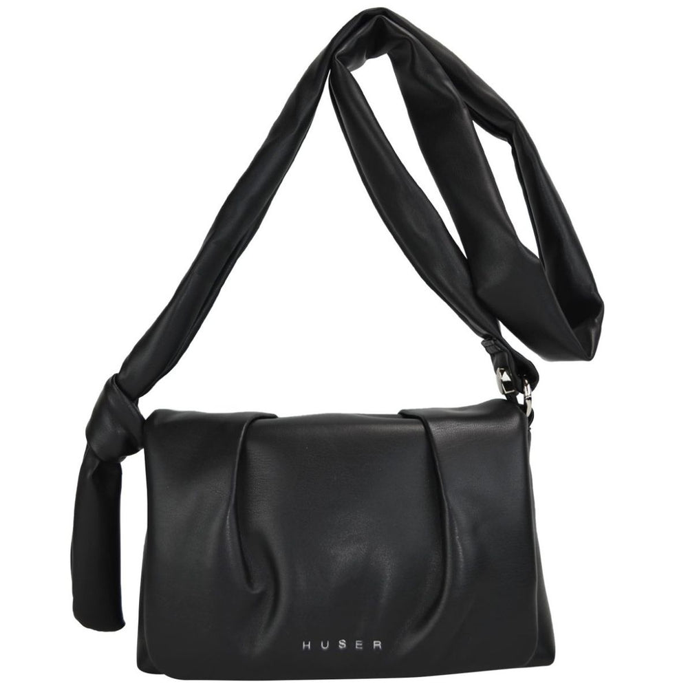 Huser Black Hobo Bag Mod. Aay2109110-1Ne