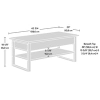Coffee Table Rock Glen Café Sauder