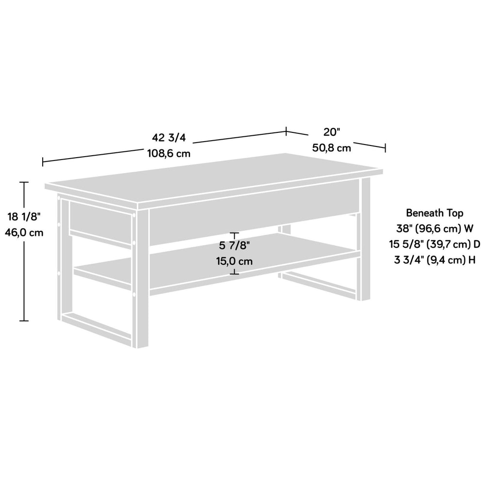 Coffee Table Rock Glen Café Sauder