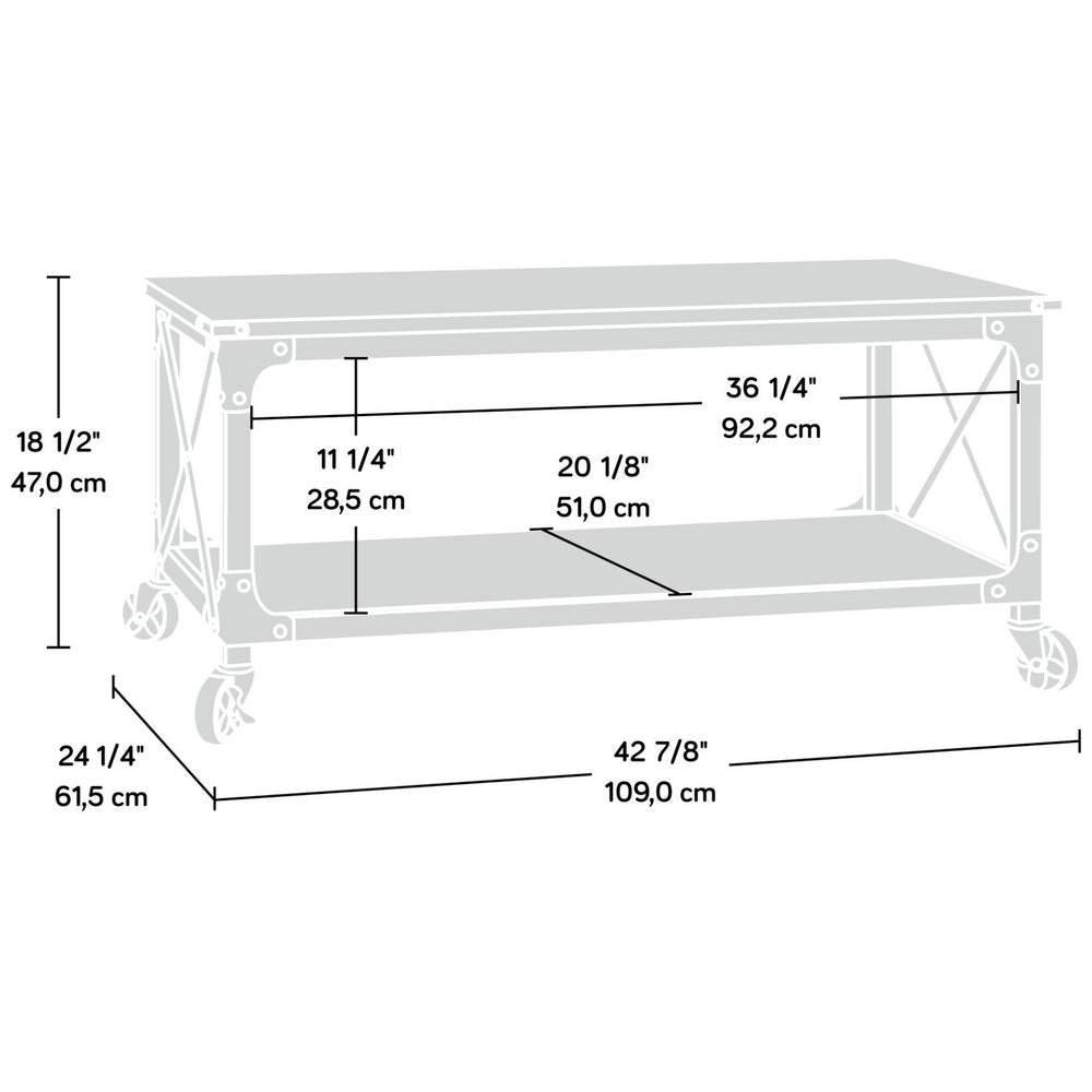 Coffee Table Steel River Café Sauder