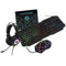 Bundle Gamer Perfect Choice Headphones, Mouse, Mousepad and Keyboard 4 in 1 Black Gear Up