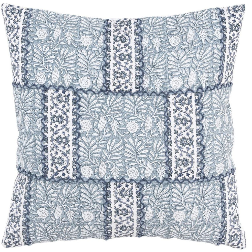 Block Blue cushion