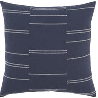 Navy Lines Cushion