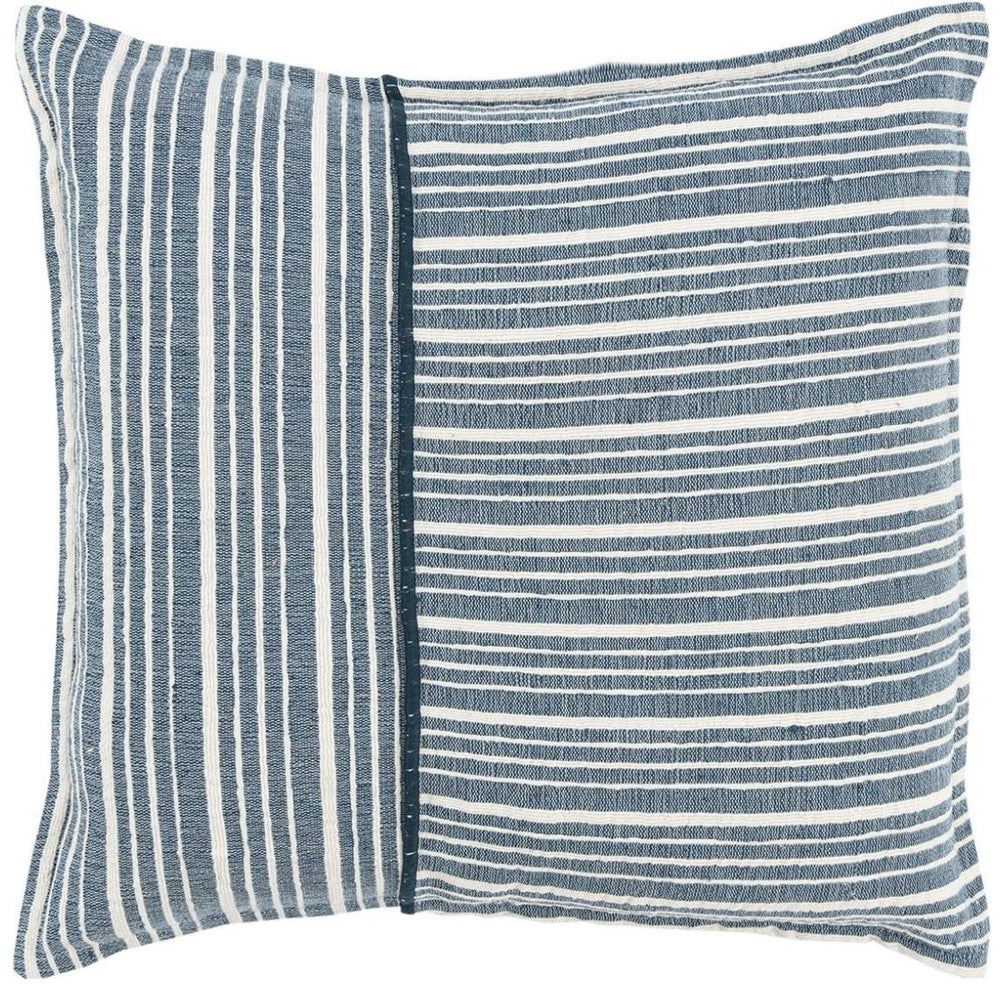 Blue Multi Lines Cushion