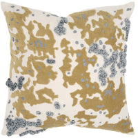 Cushion Applique Natural Gold