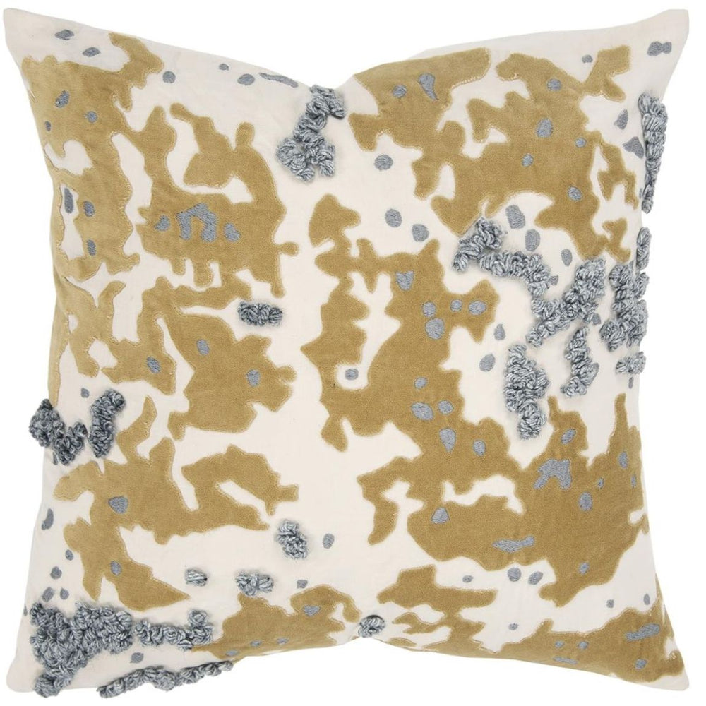 Cushion Applique Natural Gold