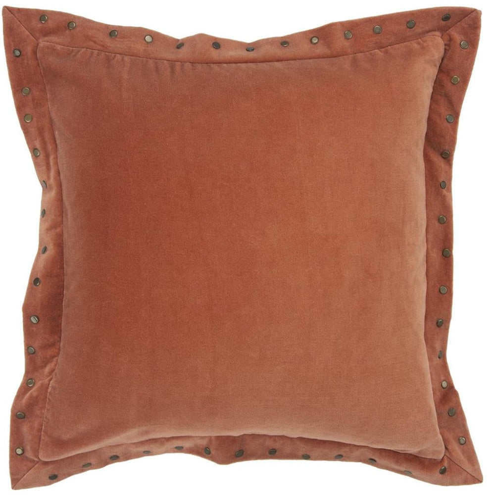 Corel Rust Throw Pillow