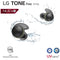 Audífonos LG Tone Free Fit Tf7 Inalámbricos Deportivos Resistentes al Agua Ip67, Anc Negro