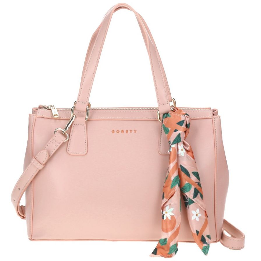 Lady Gorett Satchel Nude Color Bag