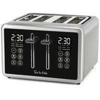 Tostador Negro para 4 Rebanadas Sur la Table