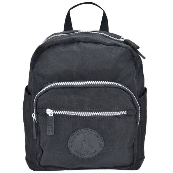 Bolso Back Pack Color Negro Polo Club
