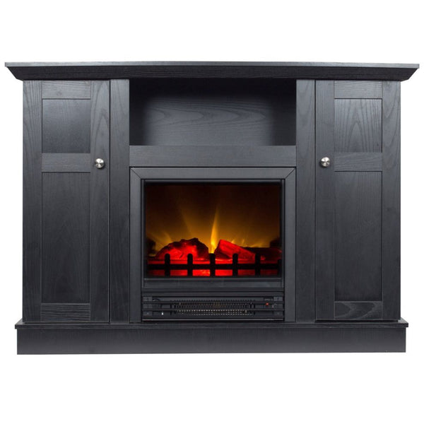 Chimenea Multimedia Roble Negro  Hearthpro