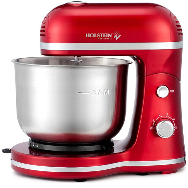 Batidora Roja Pedestal 6 Velocidades Metalizado Holstein