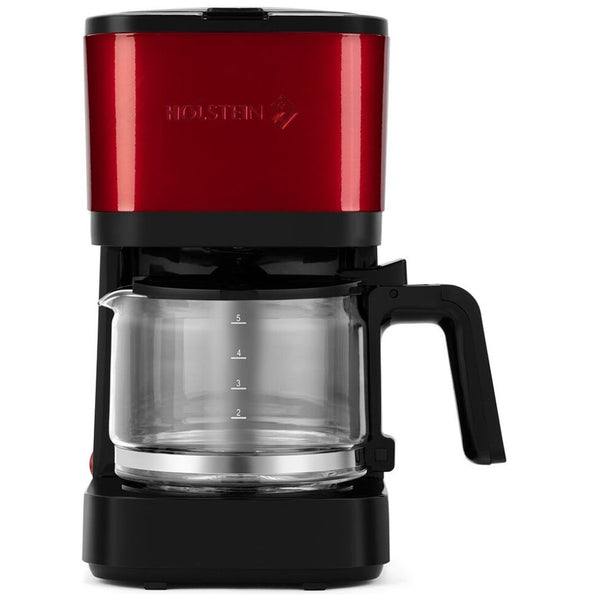 Cafetera Roja de 5 Tazas  Metalizado Holstein