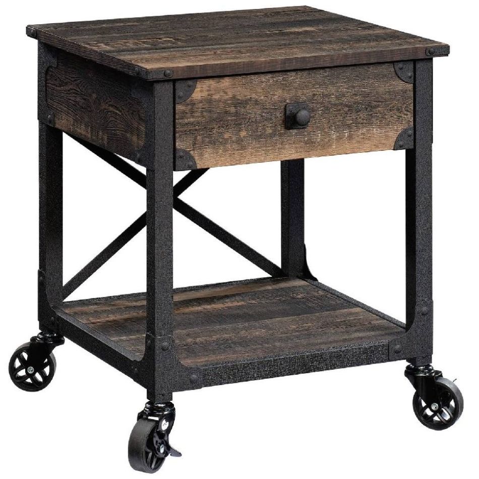 Side Table Steel River Café Sauder