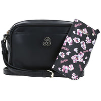 Bandolera de Dama Barbie X Gorett Crossbody Color Negro Modelo Br23077-3