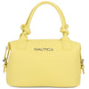 Bolsa Estilo Satchel Marca Náutica Color Amarillo
