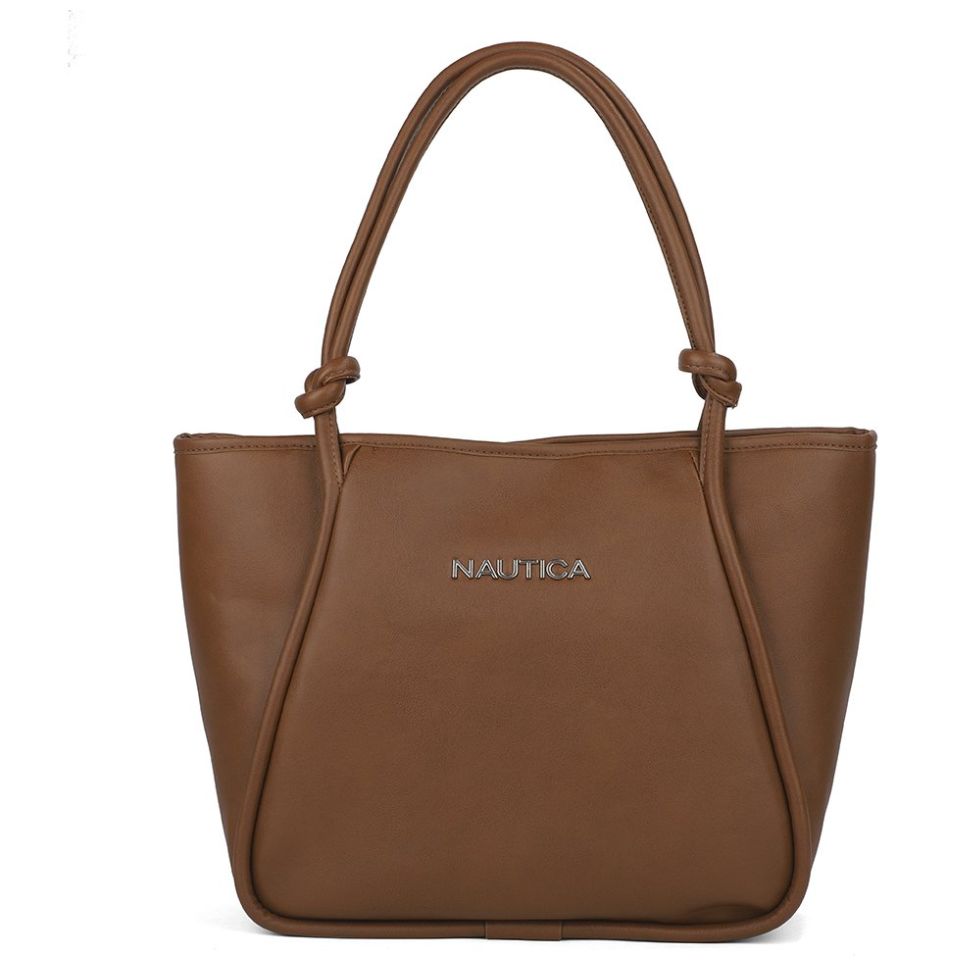 Bolsa Estilo Tote Marca Náutica Color Café