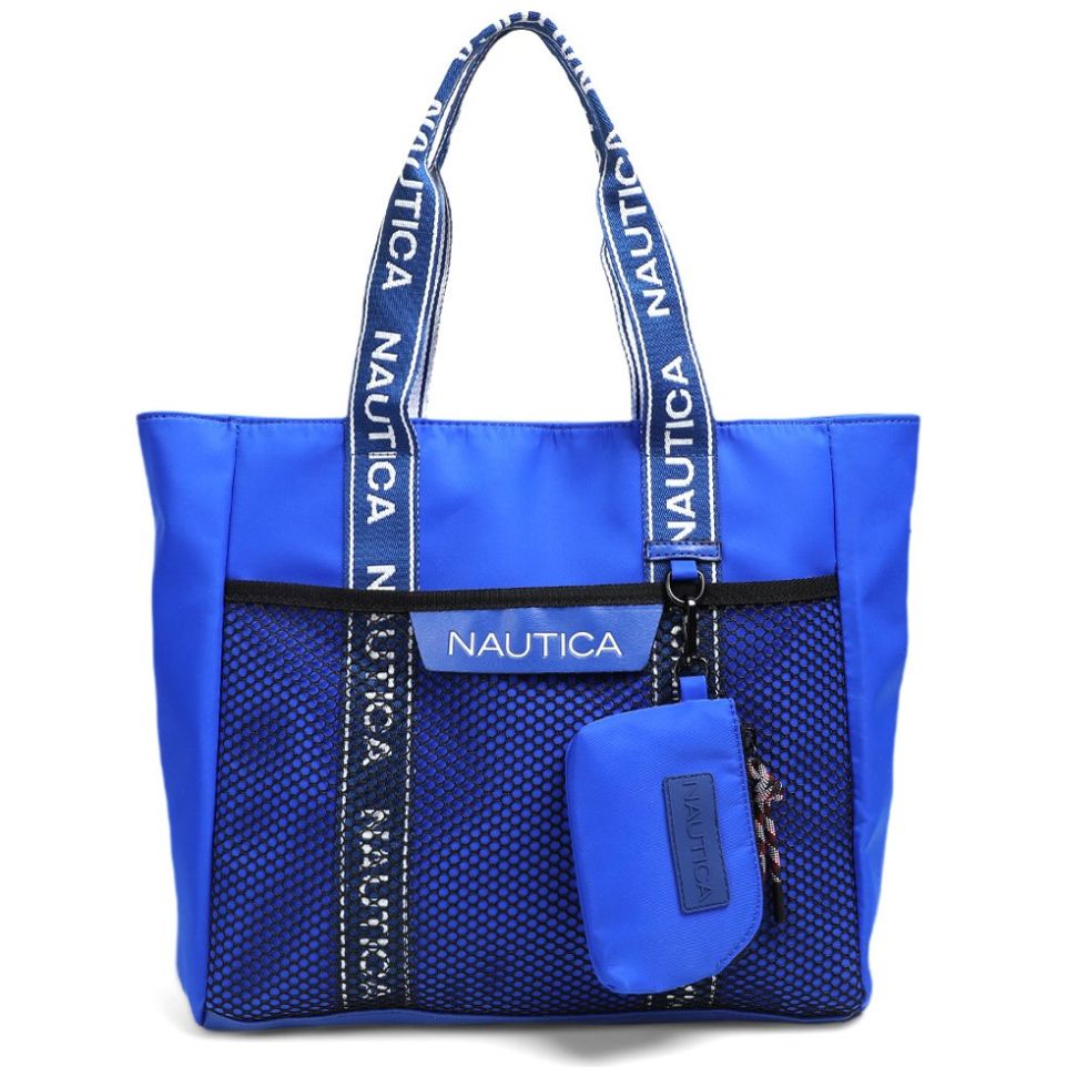 Blue Shopper Style Bag Nautical Brand T Mandas