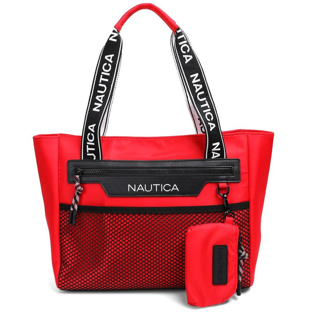 Bolsa Estilo Tote Color Rojo Marca Náutica