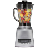 Licuadora Plata con Vaso de Vidrio Proctor Silex