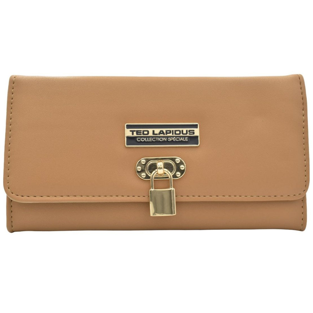 Monedero  Ted Lapidus Color Camello Modelo 6417