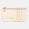 Cartera Beige Card Case Guess Factory