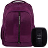 Mochila Portalaptop Perfect Choice Essential Morada+ Bocina Novel Drum