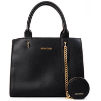 Bolso Satchel Negro Jennyfer