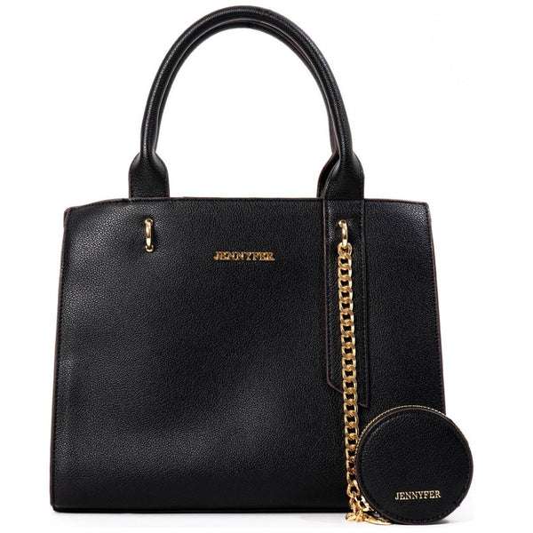 Bolso Satchel Negro Jennyfer