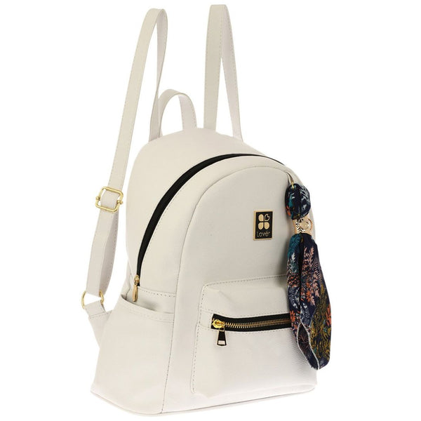 Bolso Backpack Blanco Lover