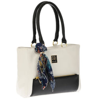 Bolso Tote Negro/blanco Lover