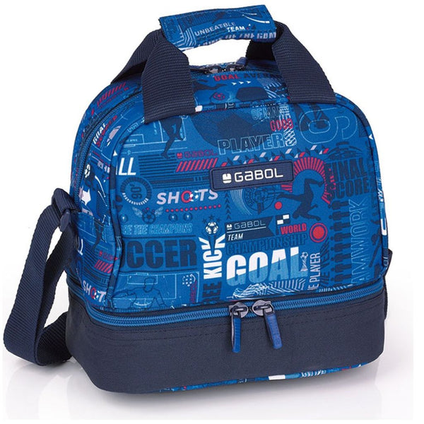 Lonchera Térmica Goal Azul Gabol