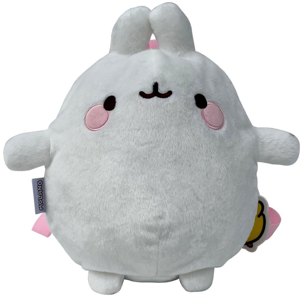 Mochila Peluche Blanco Ab para Primaria Molang