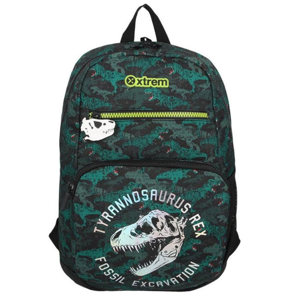 Mochila Tipo Back Pack Bolt Dino Verde Xtrem