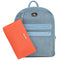 Bolsa Huser Mezclilla Tipo Backpack Azul Claro