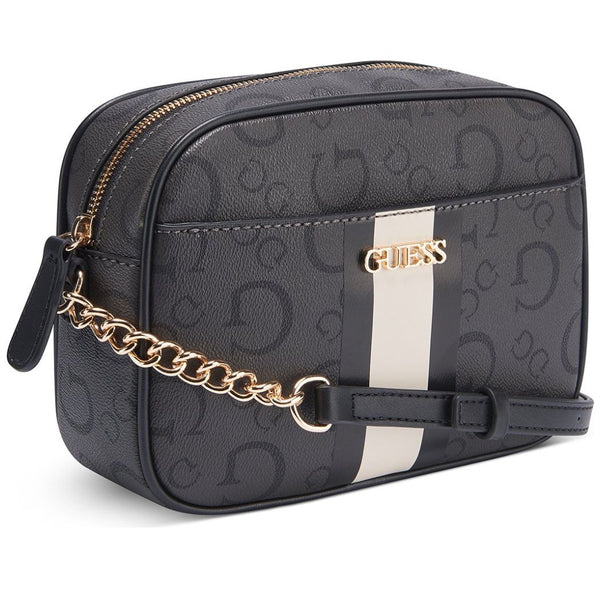Bolsa Crossbody Negro Suavizado Guess Factory