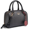 Bolsa Satchel Negro Suavizado Guess Factory