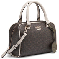 Bolsa Satchel Café Multicolor Guess Factory