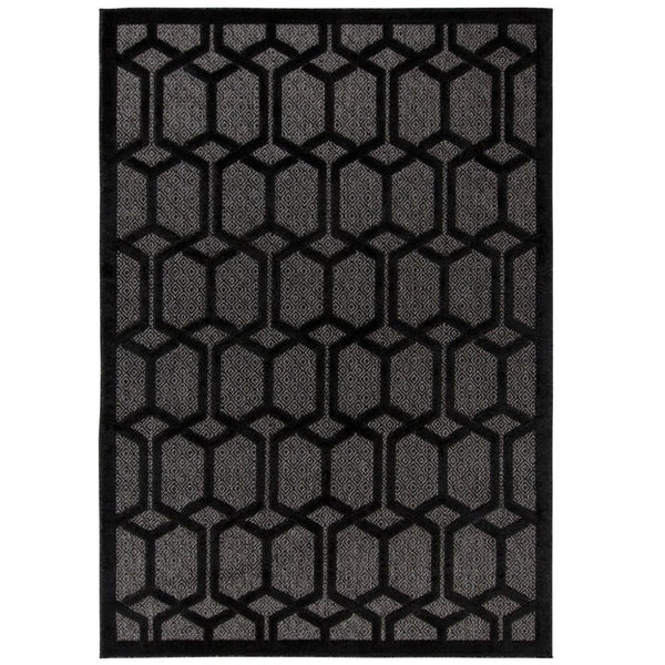 Tapete Creta 1.05 X .70 Negro Abadi