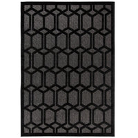 Tapete Creta 1.80 X 1.20 Negro Abadi