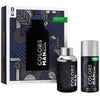 Fragancia Set Benetton Colors Black Edt 100 Ml + Desodorante 150 Ml para Hombre