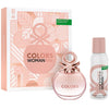 Fragancia Set Benetton Colors Rose Edt 80 Ml + Desodorante 150 Ml para Mujer