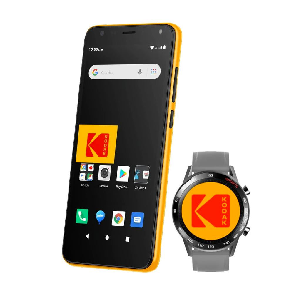 KODAK 3G KD50 SEREN Y RELOJ NEGRO/AMARILLO